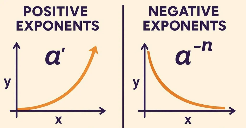 Positive Exponents vs Negative Exponents